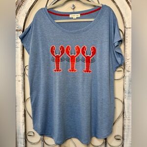 Clover + Pine Short-sleeved Lobster 🦞 Tee #1188